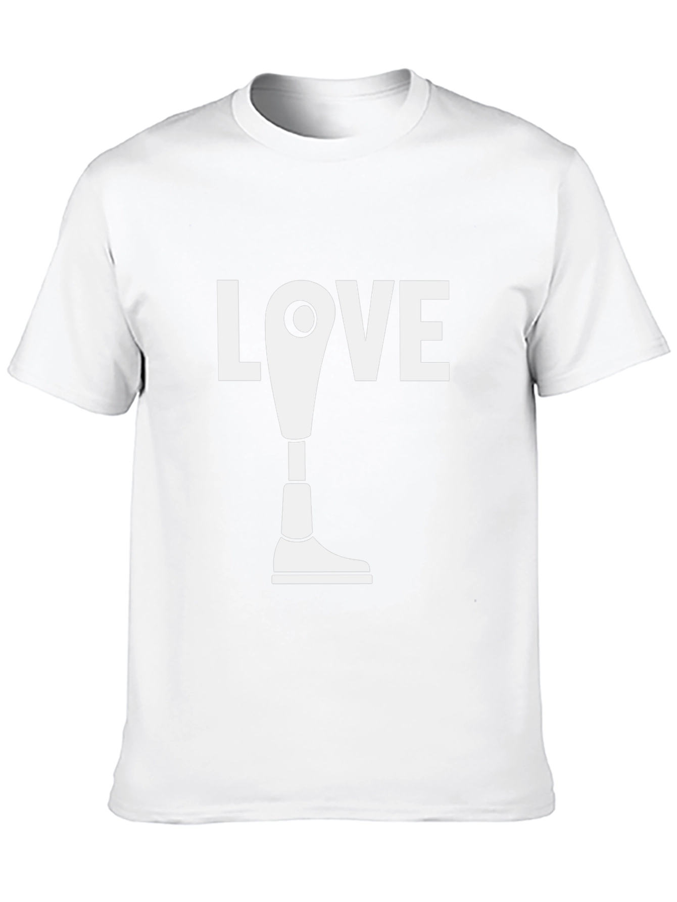 Love Prosthetic Leg T-Shirt - Black