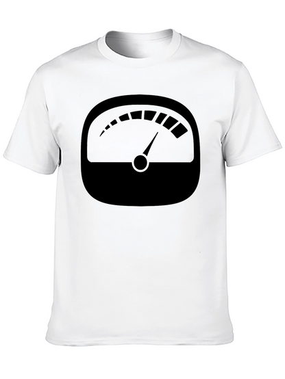 Black Gauge Graphic Tee - Unique Design