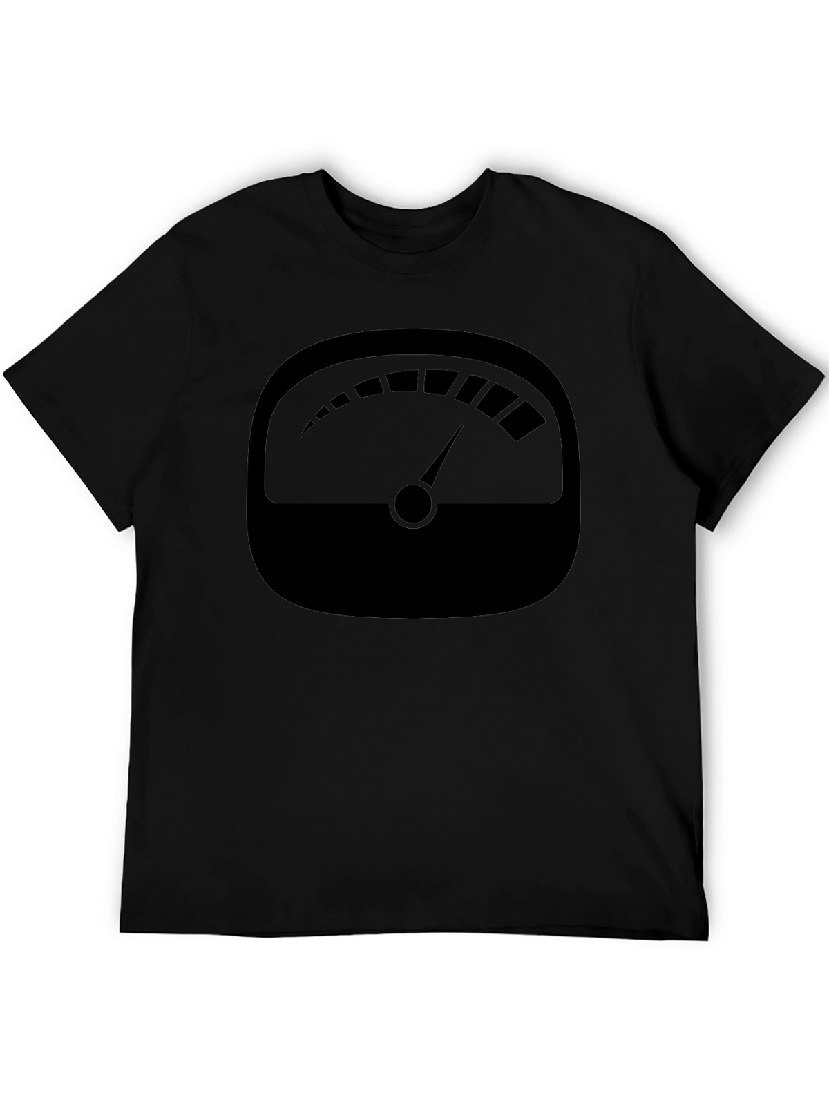 Black Gauge Graphic Tee - Unique Design