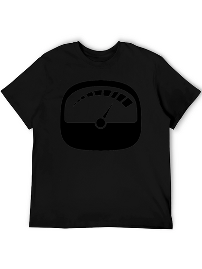 Black Gauge Graphic Tee - Unique Design