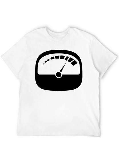 Black Gauge Graphic Tee - Unique Design