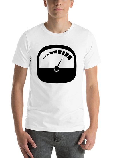 Black Gauge Graphic Tee - Unique Design