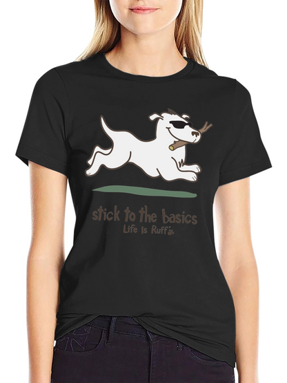 Stick to the Basics Dog Graphic Tee