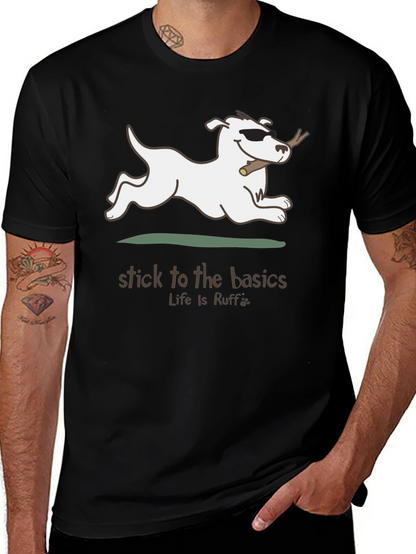 Stick to the Basics Dog Graphic Tee