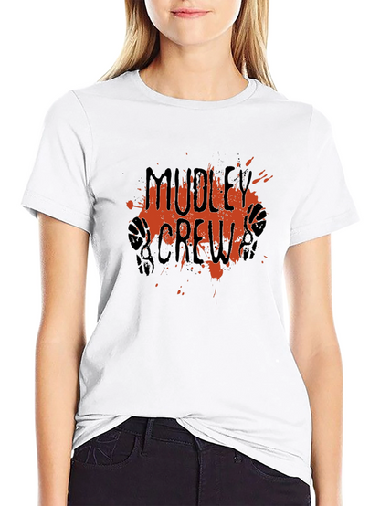 Mudley Crew Graphic Tee - Black Cotton Blend