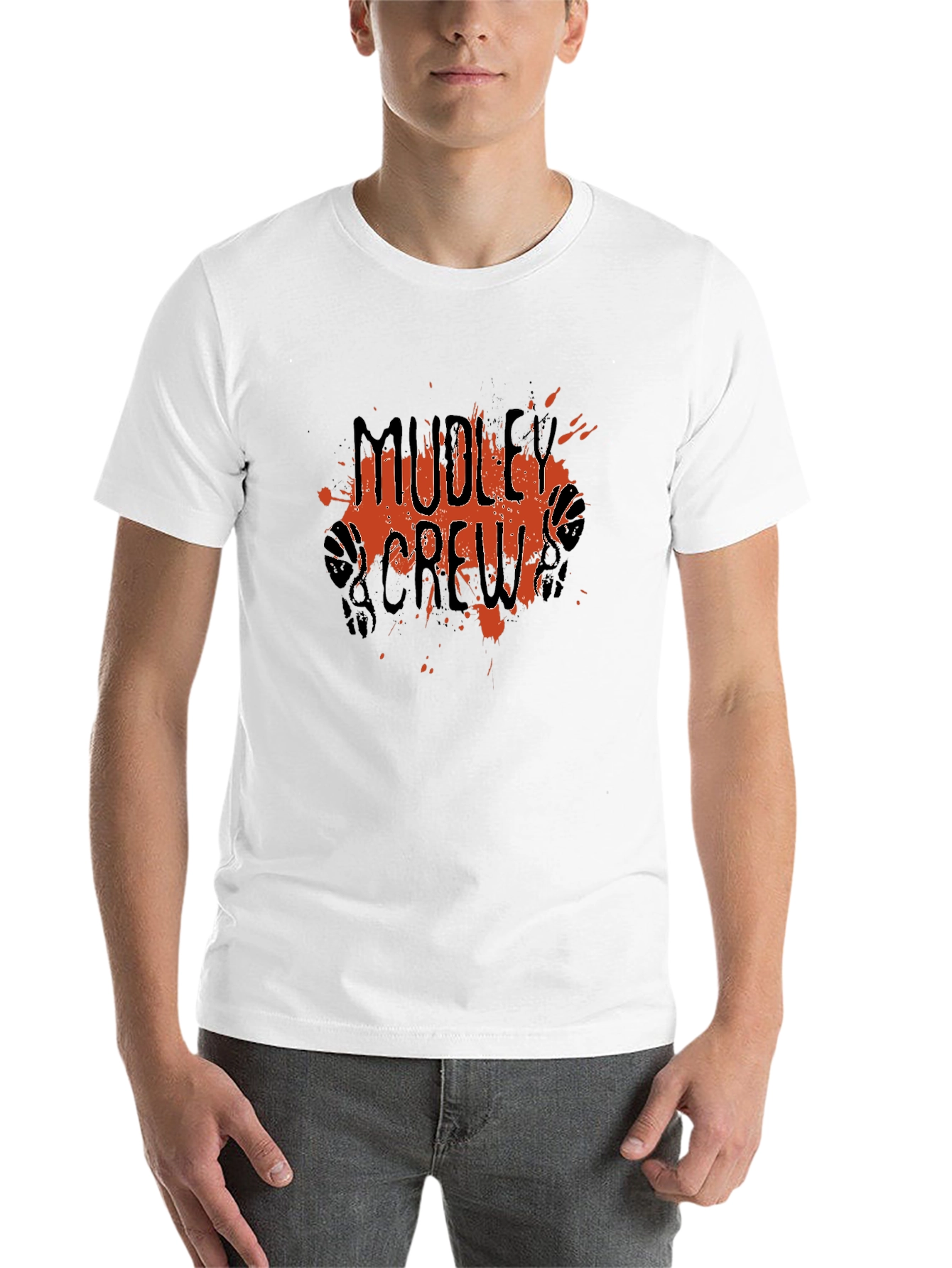 Mudley Crew Graphic Tee - Black Cotton Blend
