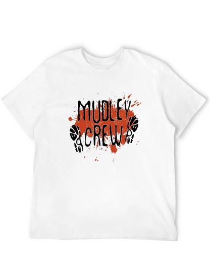 Mudley Crew Graphic Tee - Black Cotton Blend