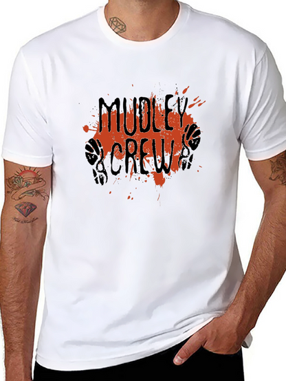 Mudley Crew Graphic Tee - Black Cotton Blend