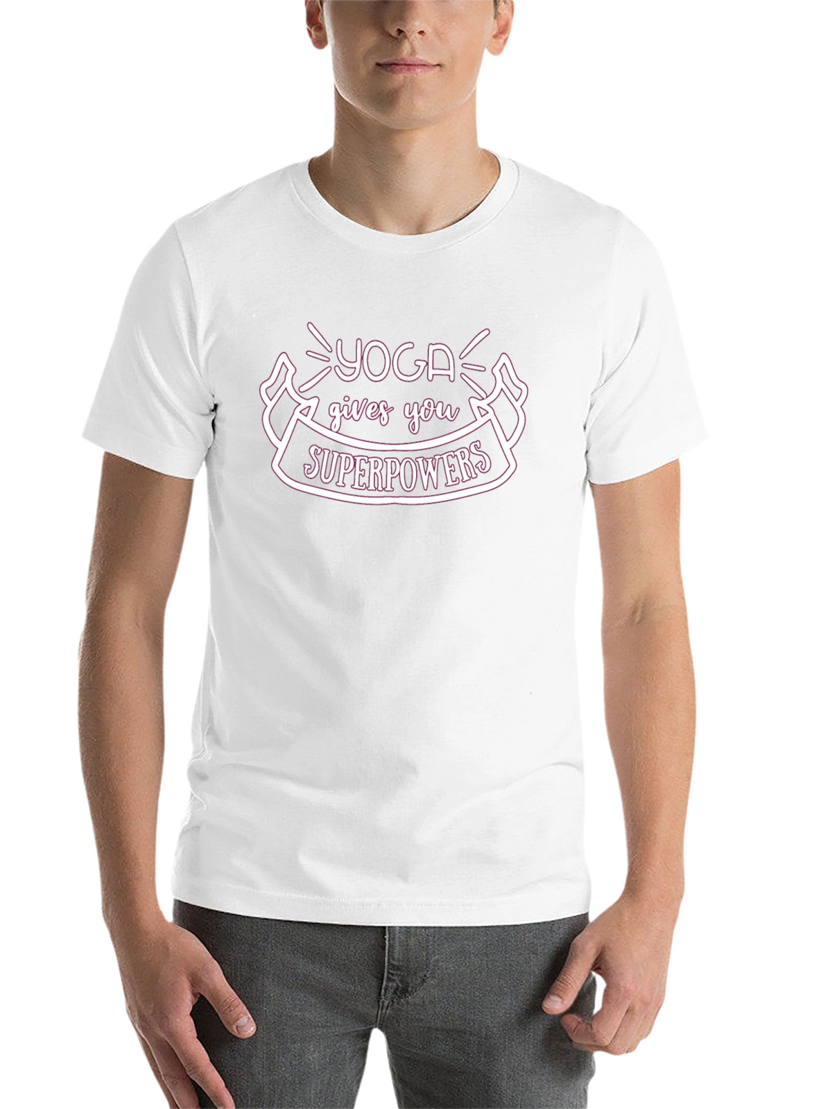 Yoga Superpowers Black T-Shirt
