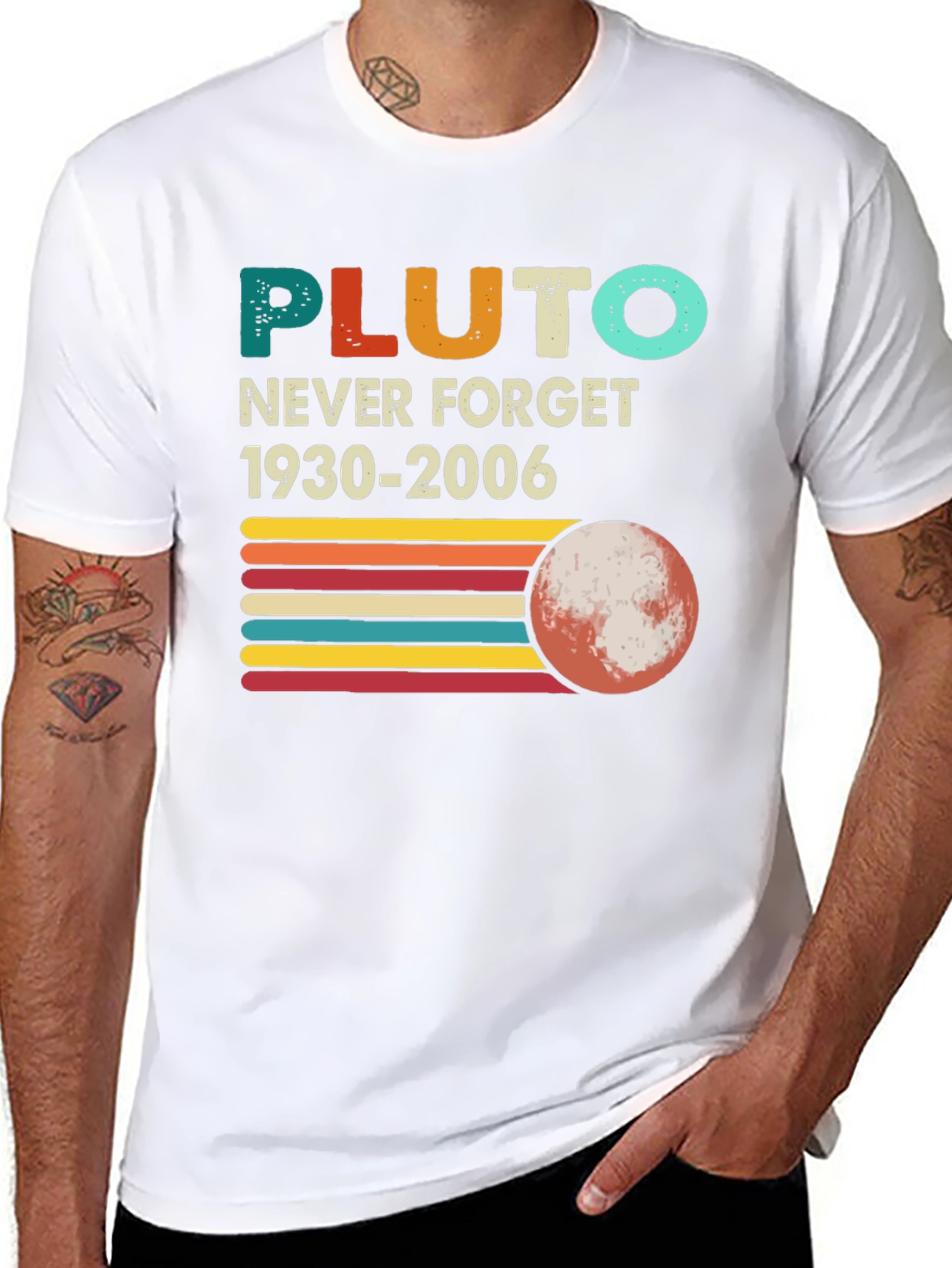 Retro Pluto Never Forget T-Shirt