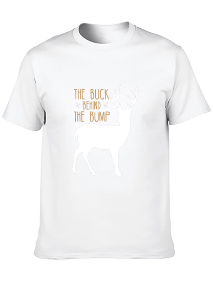 The Buck Behind The Bump T-Shirt - Black