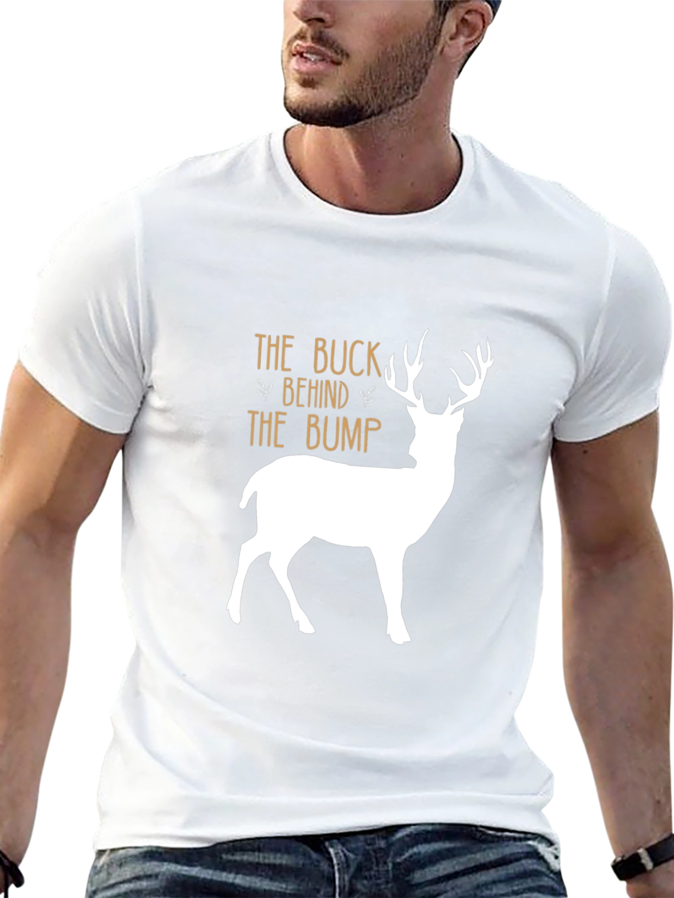 The Buck Behind The Bump T-Shirt - Black