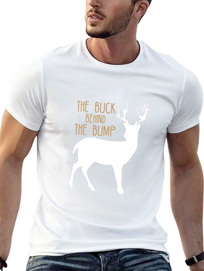 The Buck Behind The Bump T-Shirt - Black