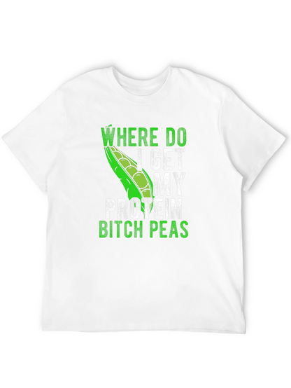 Funny Vegan Protein Peas T-Shirt