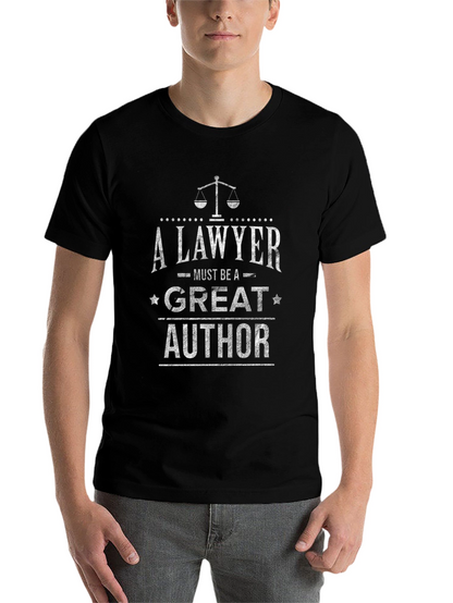 Lawyer Great Author T-Shirt - Unisex