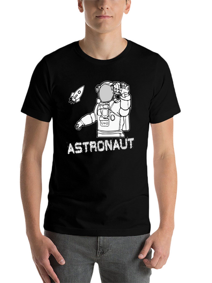 Astronaut Graphic T-Shirt - Space Adventure Tee