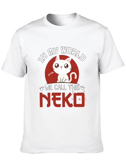 Neko Cat T-Shirt - Anime Style