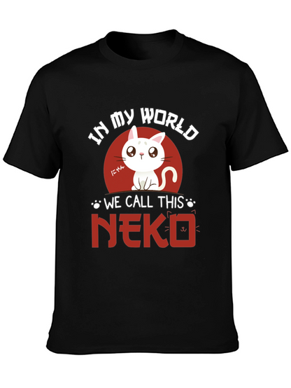 Neko Cat T-Shirt - Anime Style