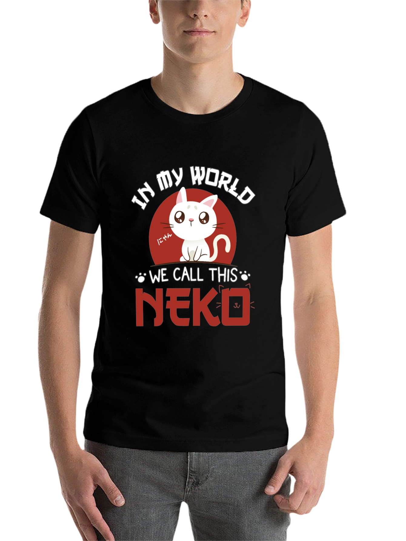 Neko Cat T-Shirt - Anime Style