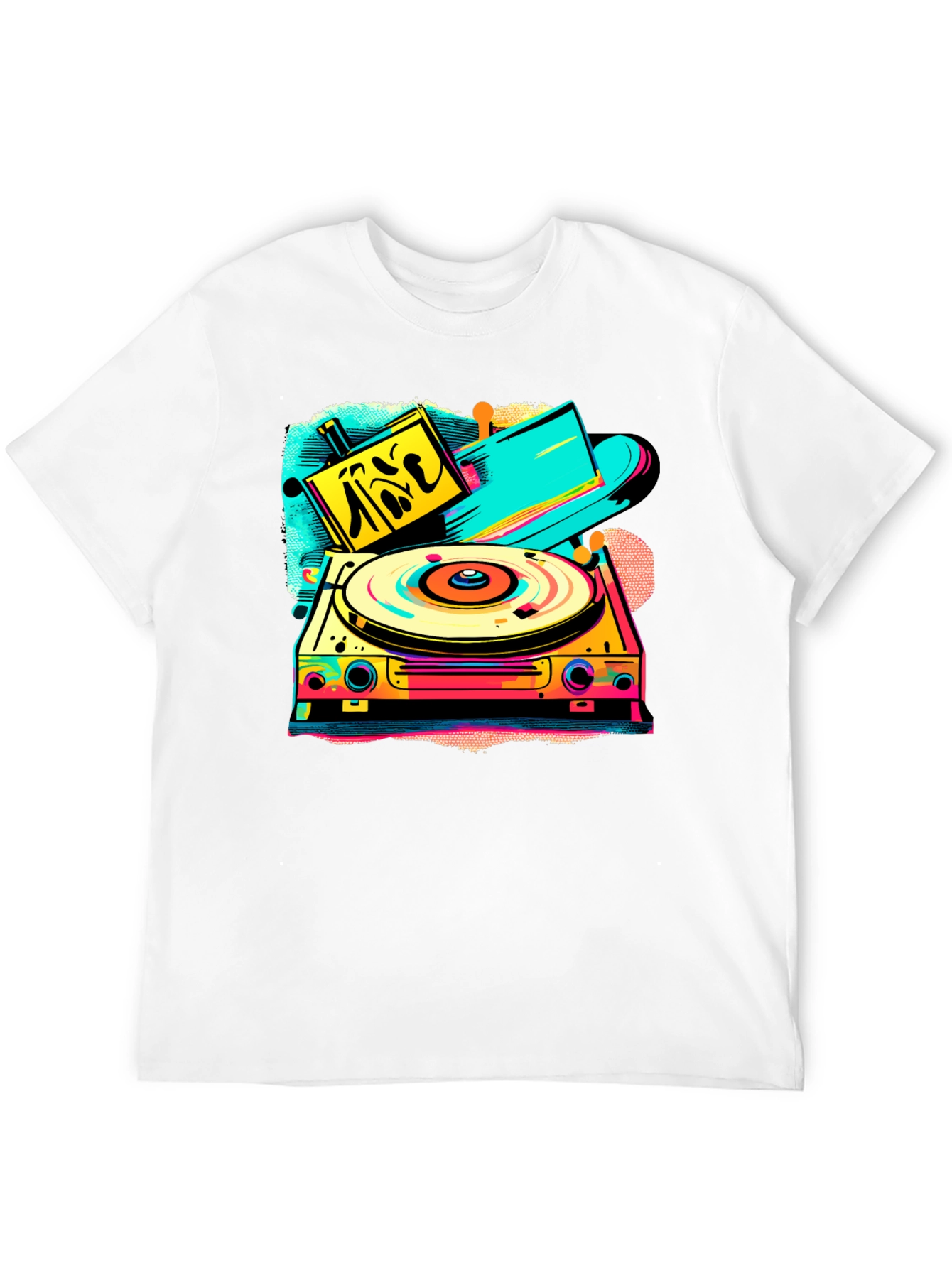 Retro Turntable Graphic Tee