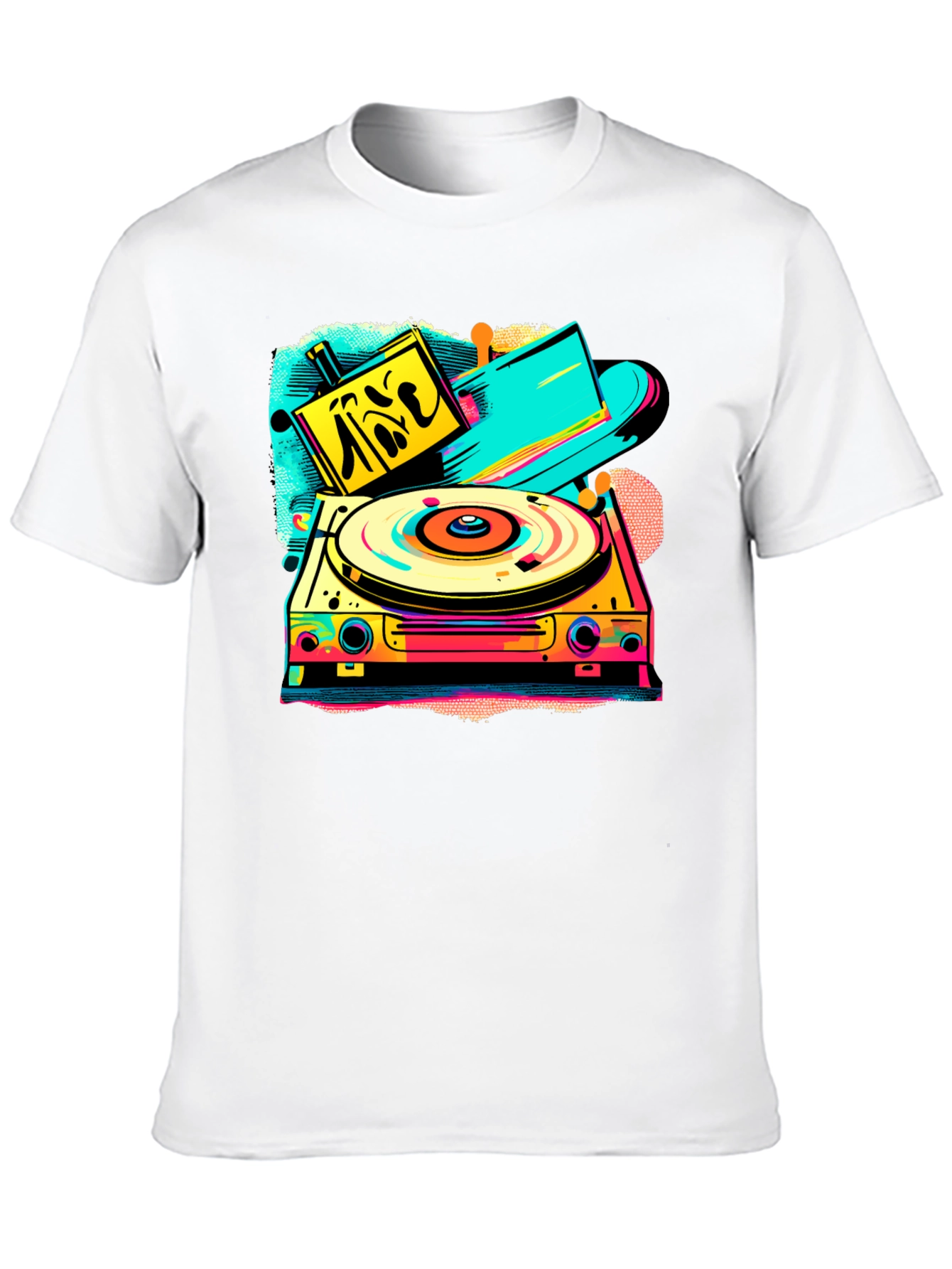Retro Turntable Graphic Tee