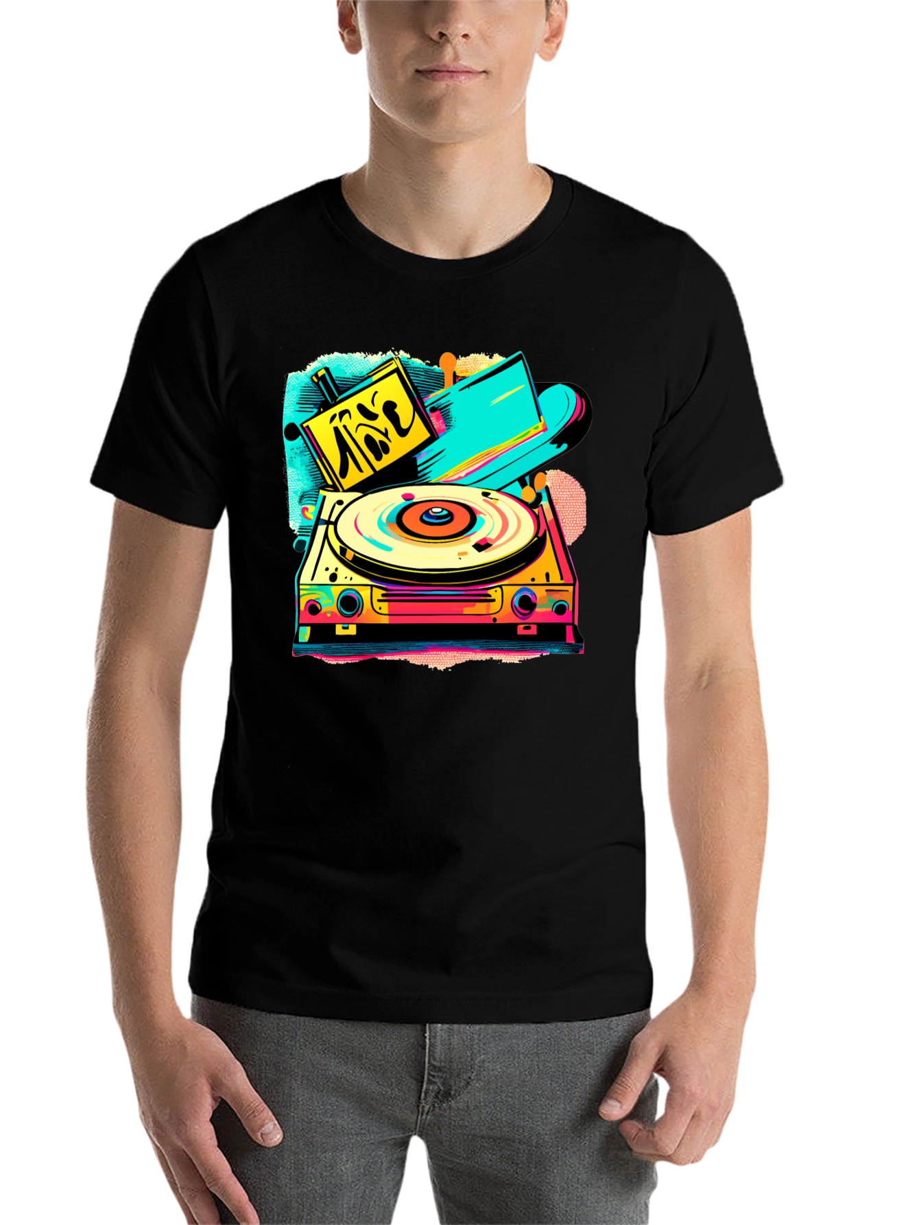 Retro Turntable Graphic Tee