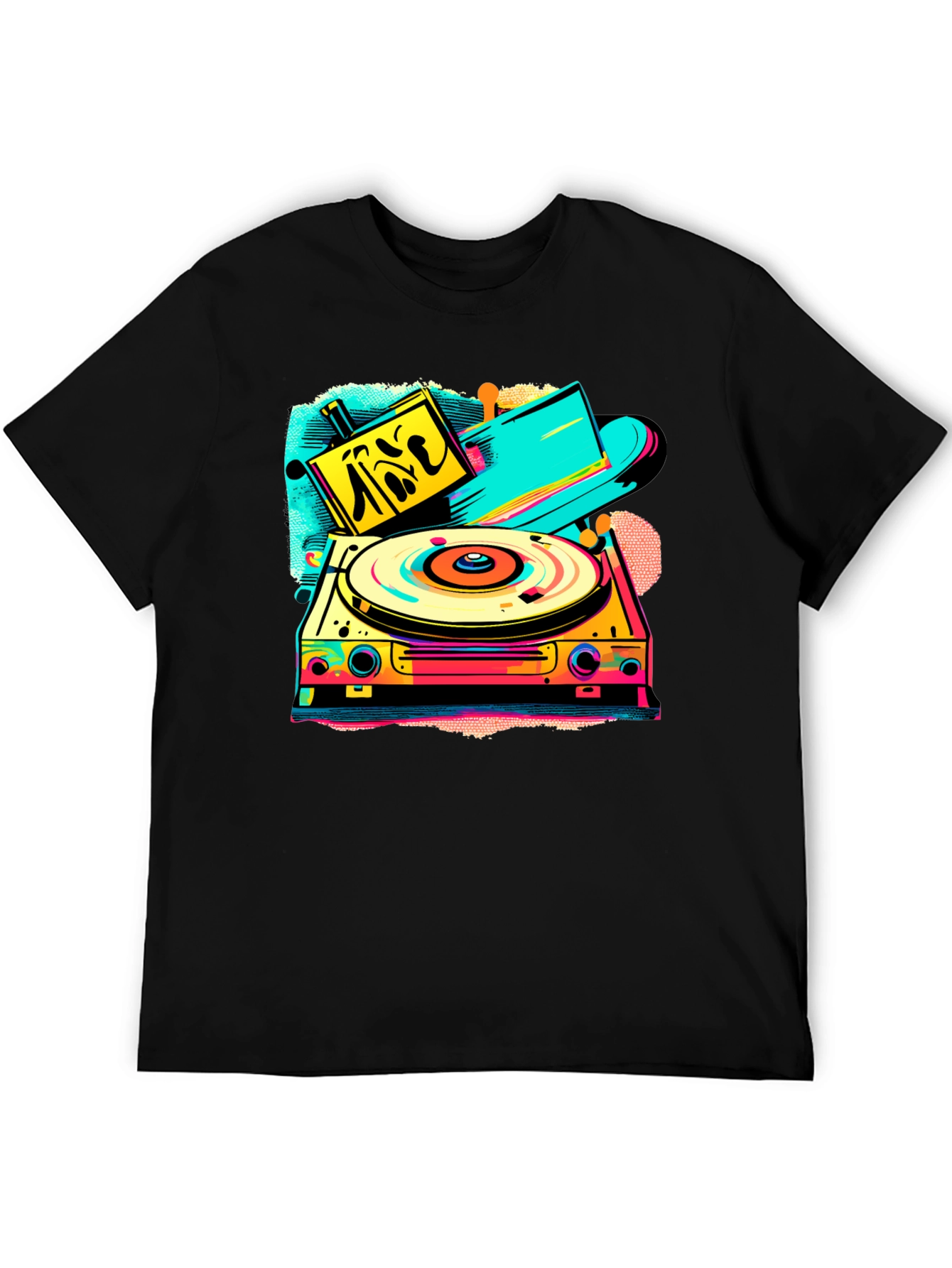 Retro Turntable Graphic Tee