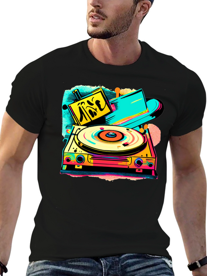 Retro Turntable Graphic Tee