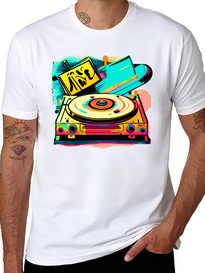 Retro Turntable Graphic Tee