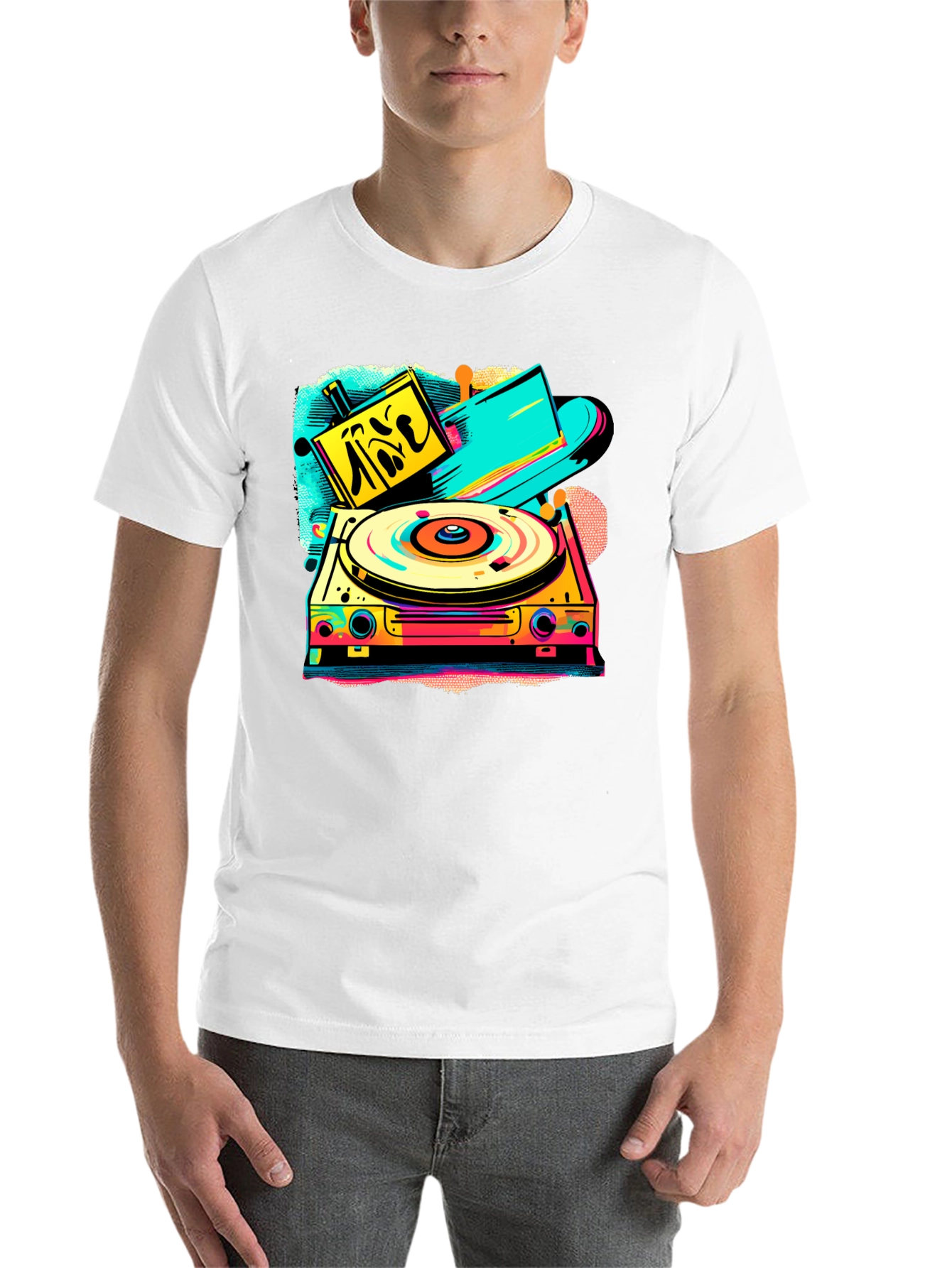 Retro Turntable Graphic Tee