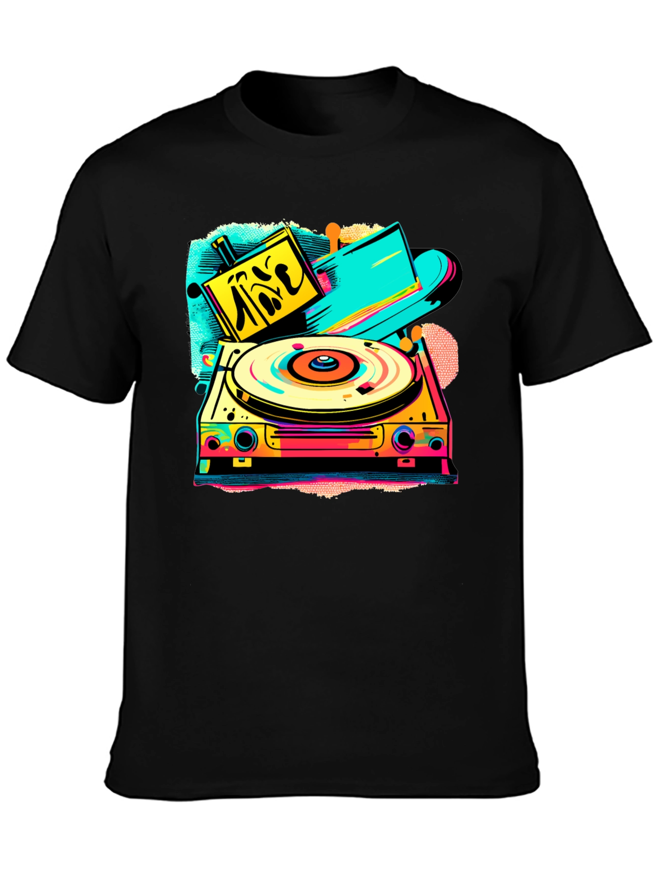 Retro Turntable Graphic Tee