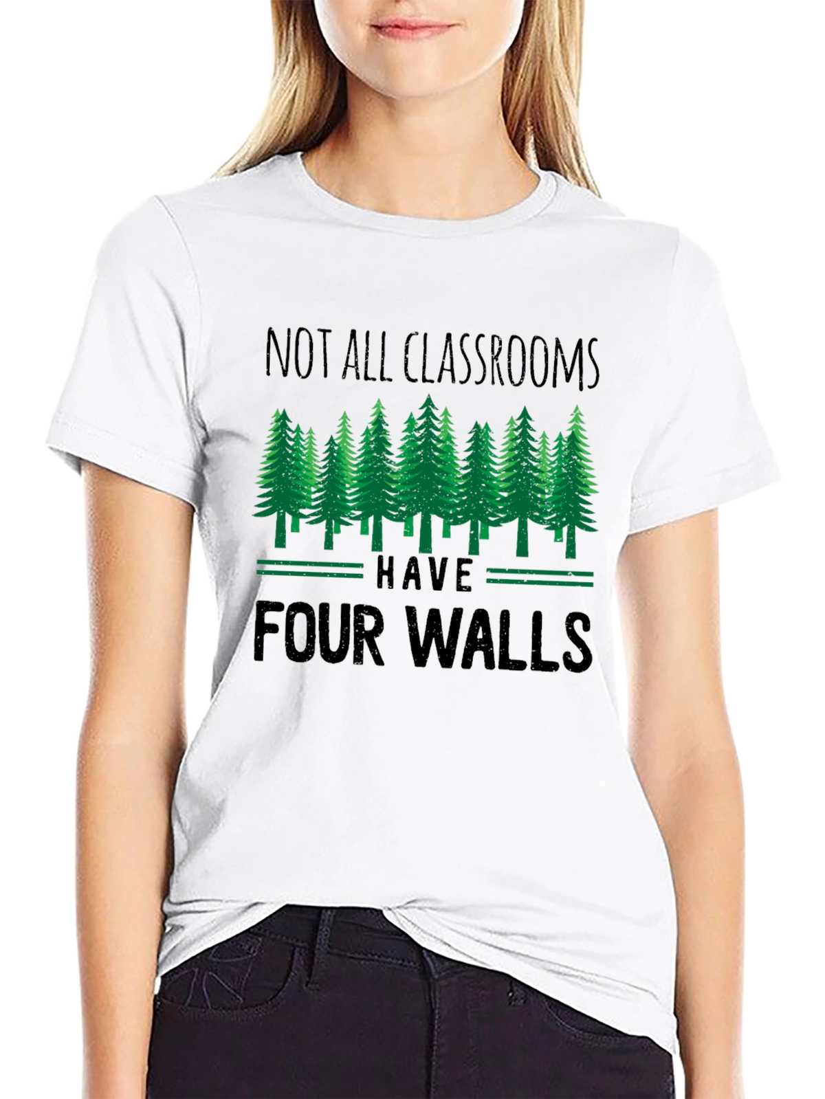 Nature Classroom T-Shirt - Outdoorsy Teacher Tee