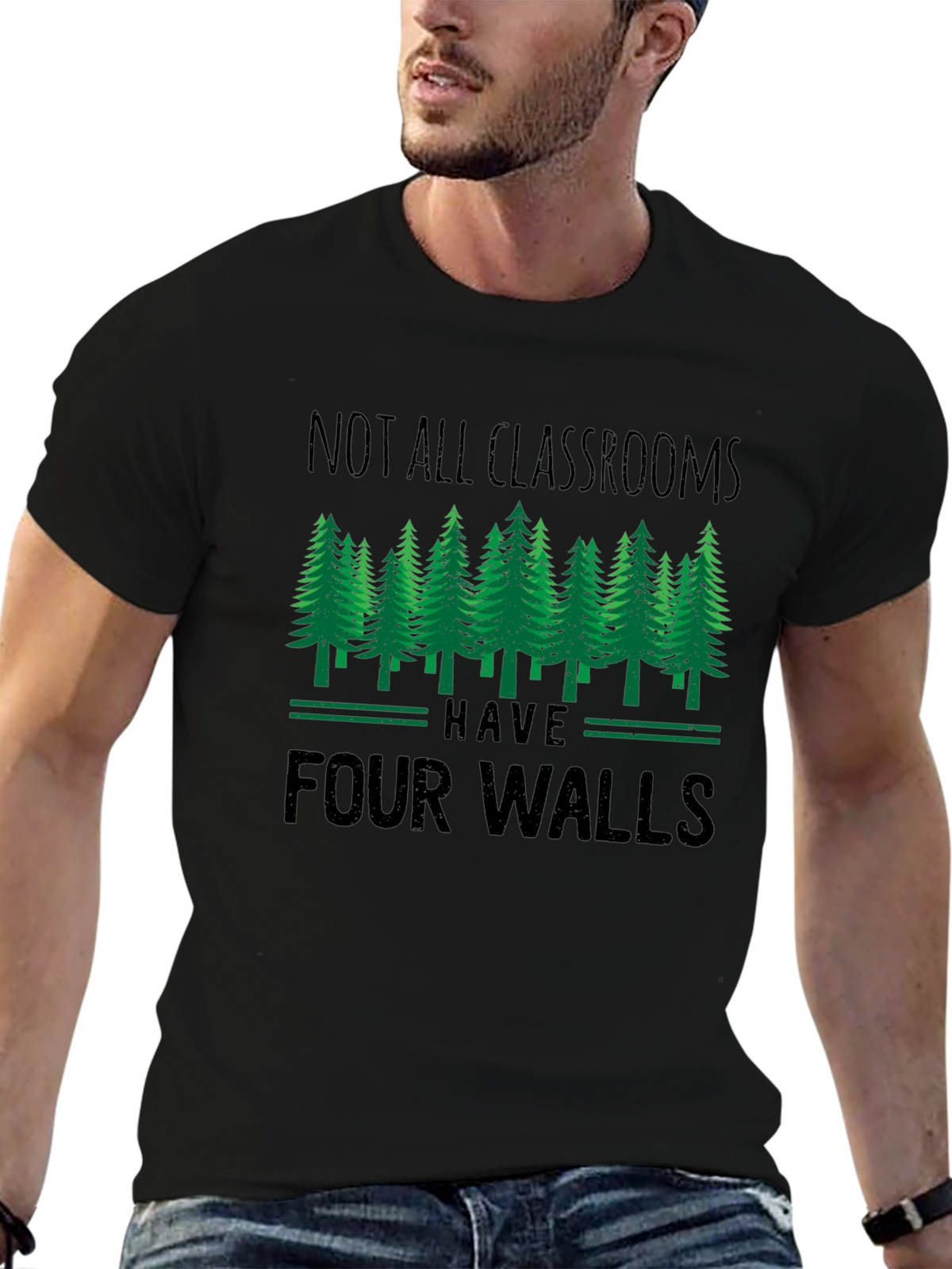 Nature Classroom T-Shirt - Outdoorsy Teacher Tee
