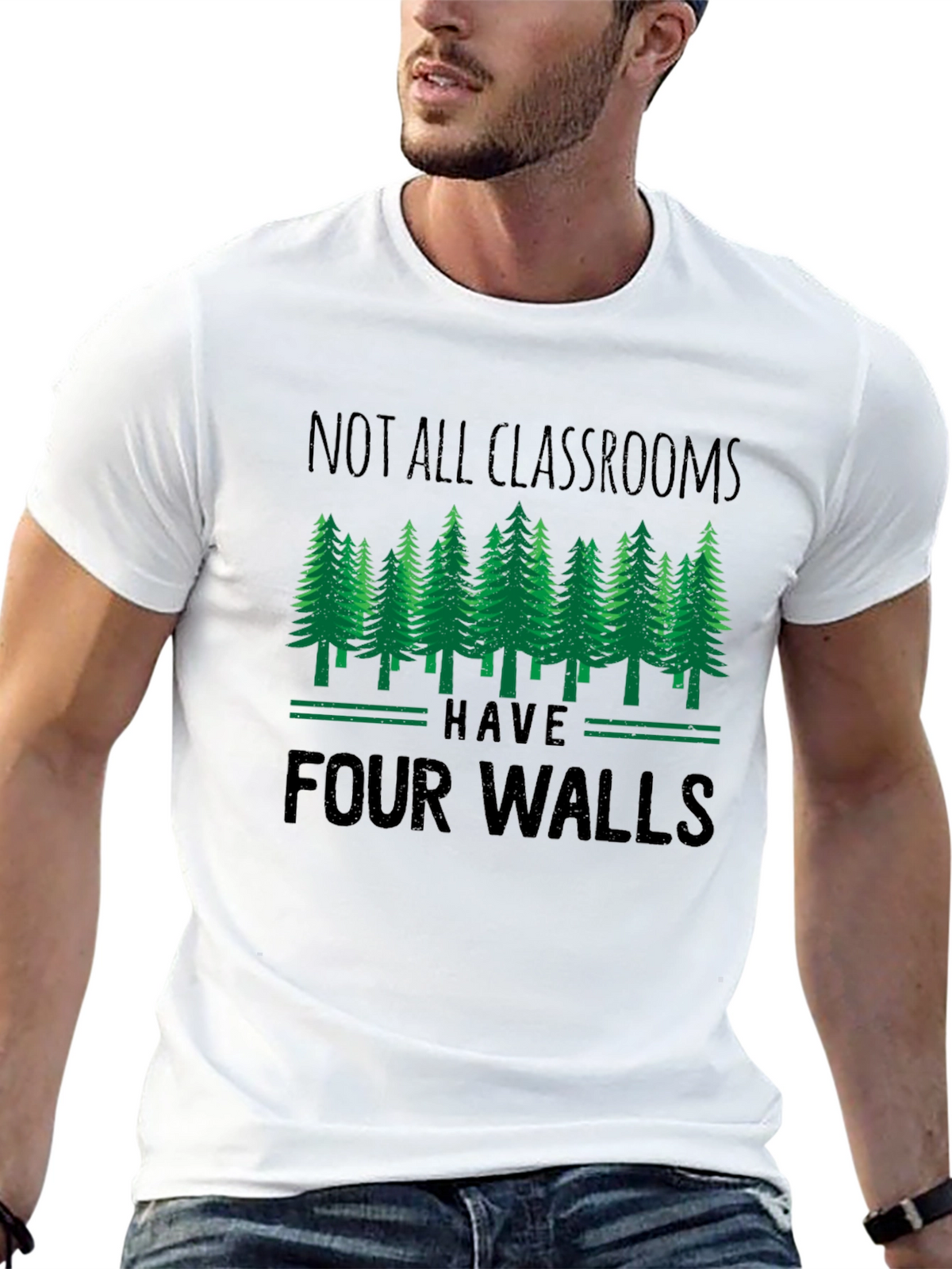 Nature Classroom T-Shirt - Outdoorsy Teacher Tee