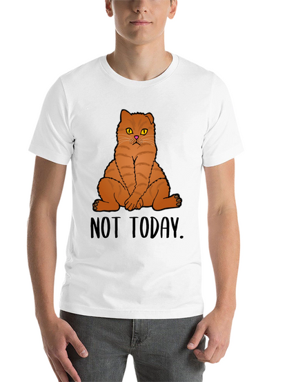 Not Today Cat Graphic T-Shirt