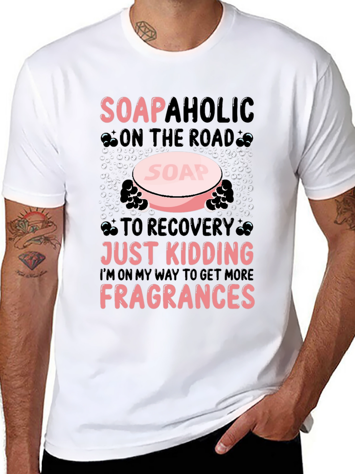 Soapaholic T-Shirt: Funny Soap Lover Tee