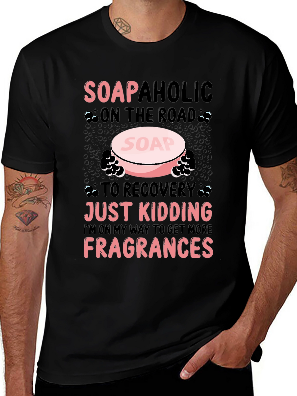 Soapaholic T-Shirt: Funny Soap Lover Tee