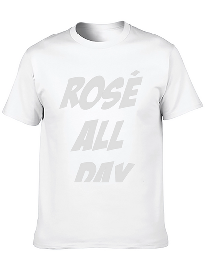 Rosé All Day Black Graphic Tee