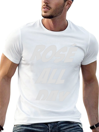 Rosé All Day Black Graphic Tee