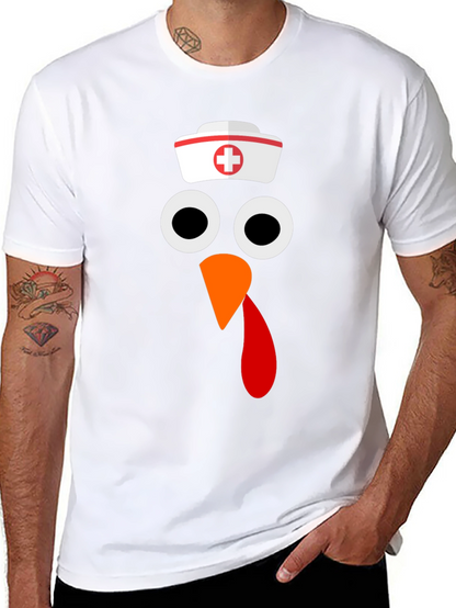 Funny Nurse Turkey Thanksgiving T-Shirt