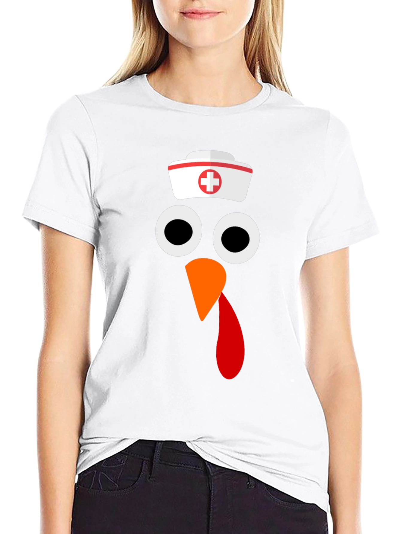 Funny Nurse Turkey Thanksgiving T-Shirt