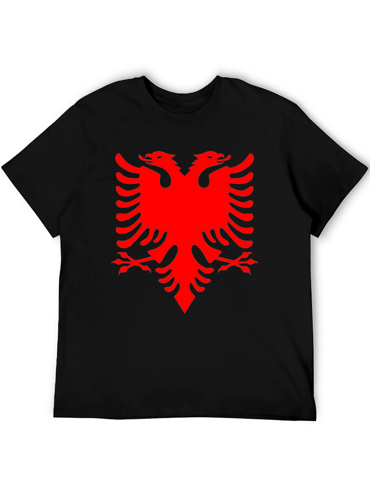 Albanian Eagle Graphic Tee - Black