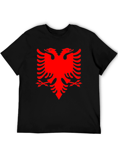 Albanian Eagle Graphic Tee - Black