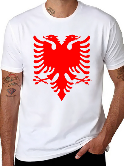 Albanian Eagle Graphic Tee - Black