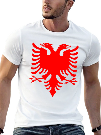 Albanian Eagle Graphic Tee - Black