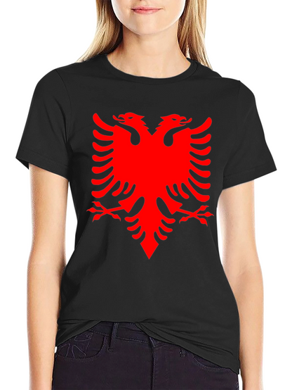 Albanian Eagle Graphic Tee - Black