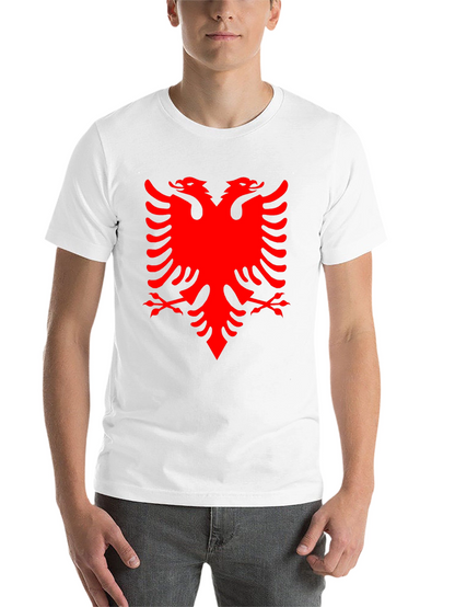 Albanian Eagle Graphic Tee - Black