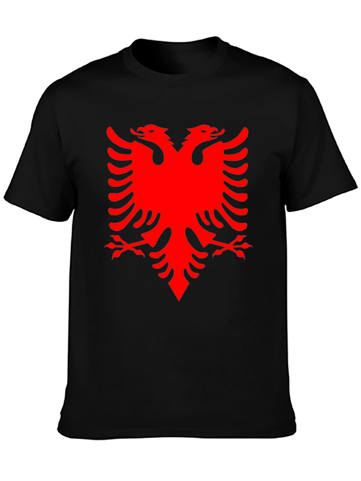 Albanian Eagle Graphic Tee - Black