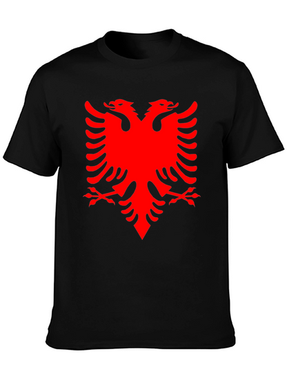 Albanian Eagle Graphic Tee - Black