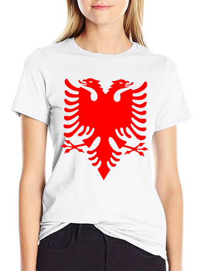 Albanian Eagle Graphic Tee - Black